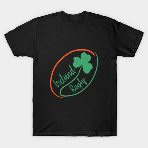 Ireland Rugby T-Shirt by Alex Bleakley